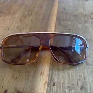 Women’s Tom Ford Ernesto TF 133 Brown Aviator Sunglasses